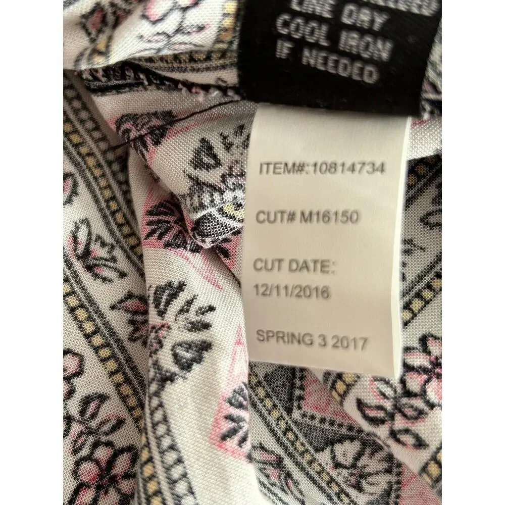 Torrid Dress Womens Size 4 Black Floral Scoop Neck Pockets Short Sleeve Pockets - Picture 11 of 16